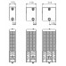 Стальной панельный радиатор отопления с боковым подключением Stelrad Compact 22 02 04