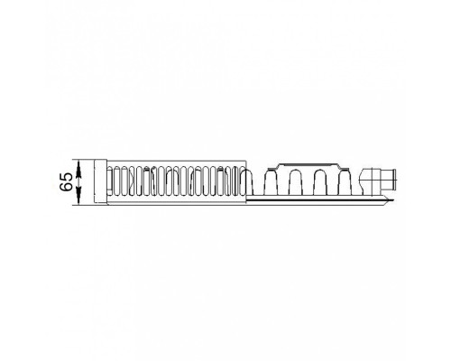 Стальной панельный радиатор отопления Лемакс VC11/500/ 2000