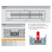 Внутрипольный конвектор с естественной конвекцией Mohlenhoff WSK 260-90-1500