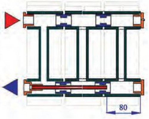 Удлинитель потока VALTEC д/рад. прав. 3/4